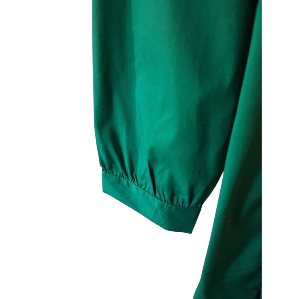 Motto Elegant Green Long-Sleeve Shirt Dress Shirred Waist Minimalist Capsule - Picture 7 of 8